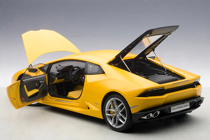 AUTOart Lamborghini Huracan LP610-4 Giallo Horus (Matte Yellow) 1:12 - Image 13