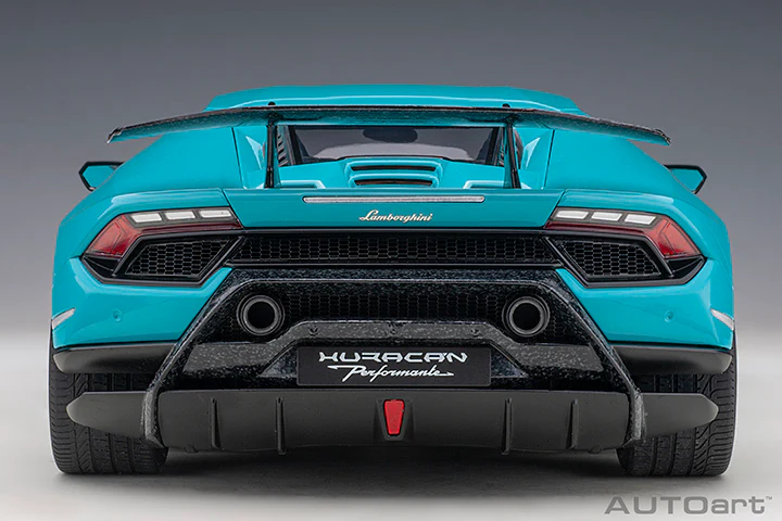 AUTOart Lamborghini Huracan Performante Blu Glauco (Solid Blue) 1:12 - Image 7