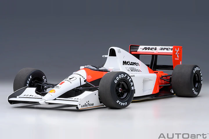 AUTOart Mclaren (w/ Logo) Honda MP4/6 No 1 Japanese GP 1991 Senna 1:18 - Image 21