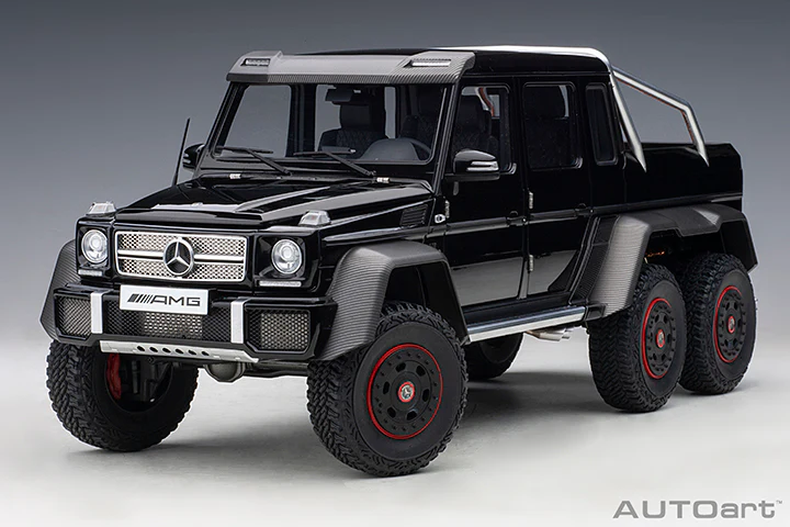 AUTOart Mercedes-Benz G63 AMG 6x6 G-Class Gloss Black 1:18 - Image 14