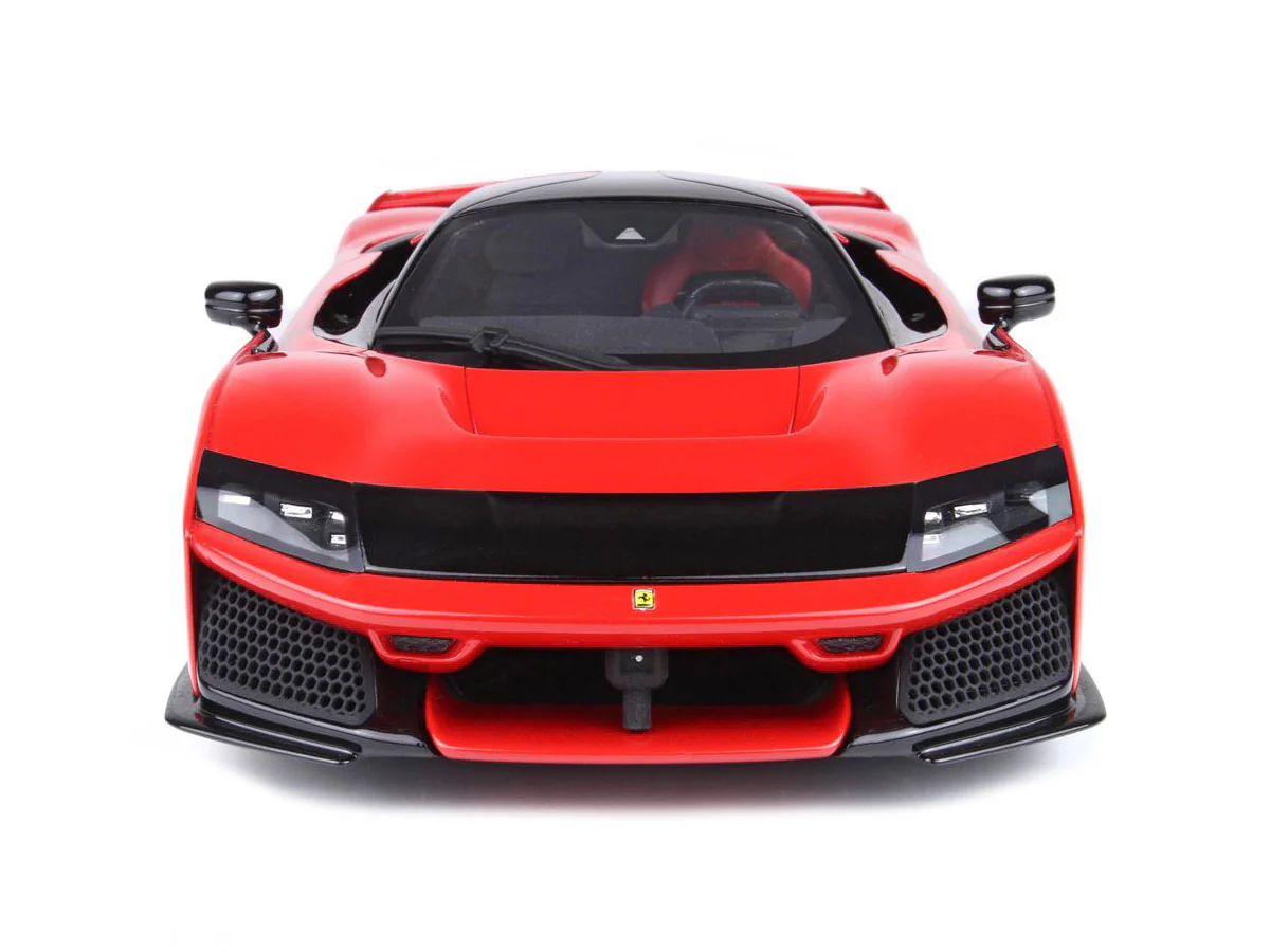 BBR 2024 Ferrari F80 Rossa Corsa (Red) and Black WITH DISPLAY 1:18 - Image 6