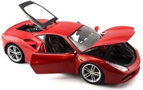 Bburago 2016 Ferrari 488 GTB Rossa Corsa Red 1:18 - Image 8