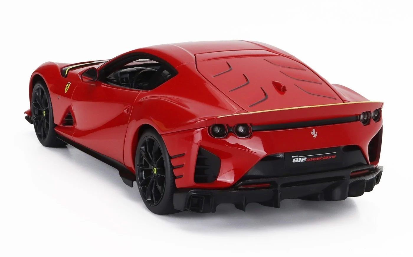 Bburago 2021 Ferrari 812 Competizione Rossa Corsa Red 1:18 - Image 5