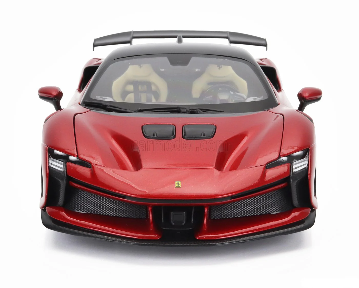 Bburago 2024 Ferrari SF90XX Stradale Rossa Magma Red Metallic 1:18 - Image 11