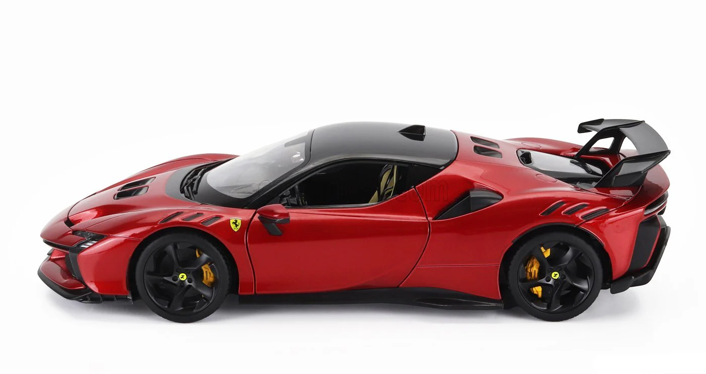 Bburago 2024 Ferrari SF90XX Stradale Rossa Magma Red Metallic 1:18 - Image 4