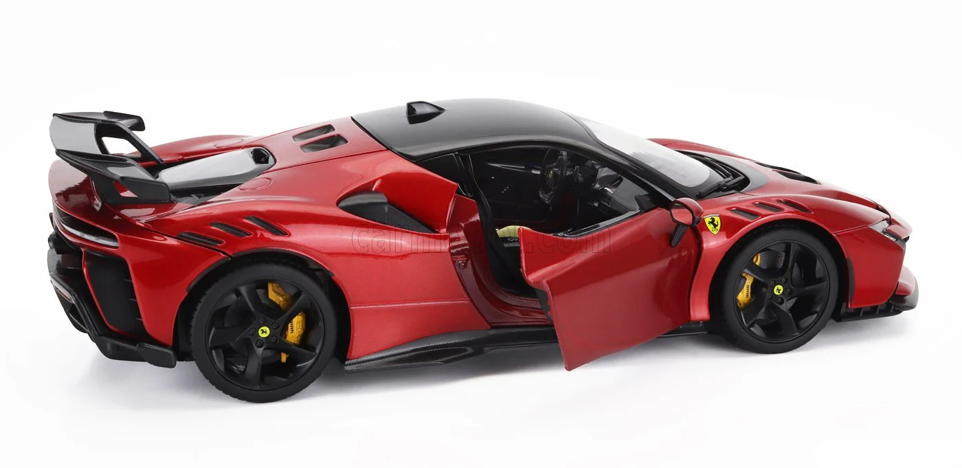 Bburago 2024 Ferrari SF90XX Stradale Rossa Magma Red Metallic 1:18 - Image 9