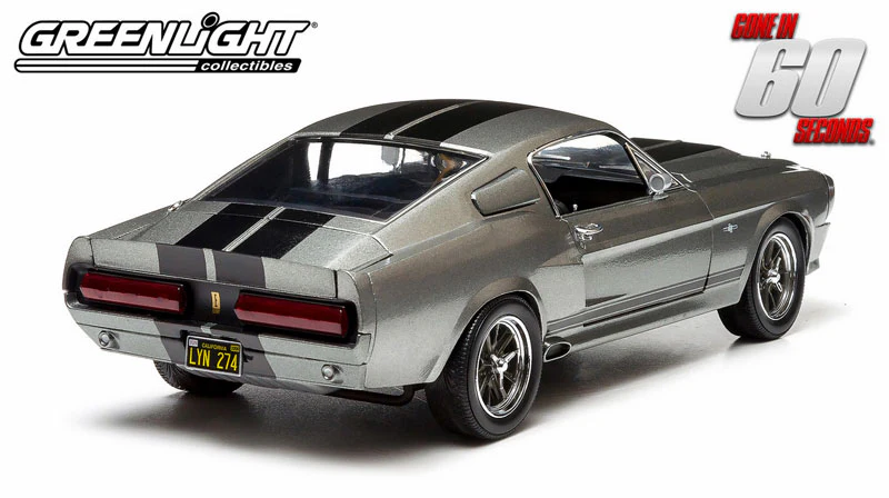Greenlight 1967 Ford Shelby Mustang GT500 "Eleanor" Gone in 60 Seconds Grey 1:18 - Image 2
