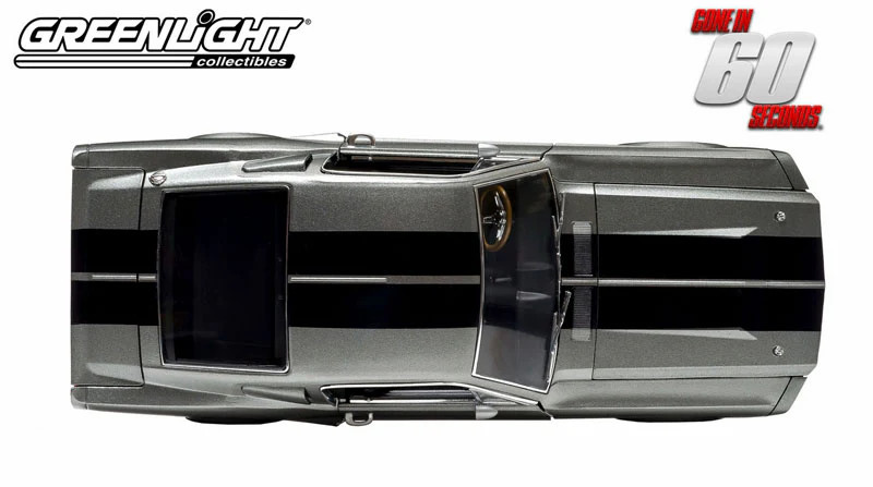 Greenlight 1967 Ford Shelby Mustang GT500 "Eleanor" Gone in 60 Seconds Grey 1:18 - Image 4