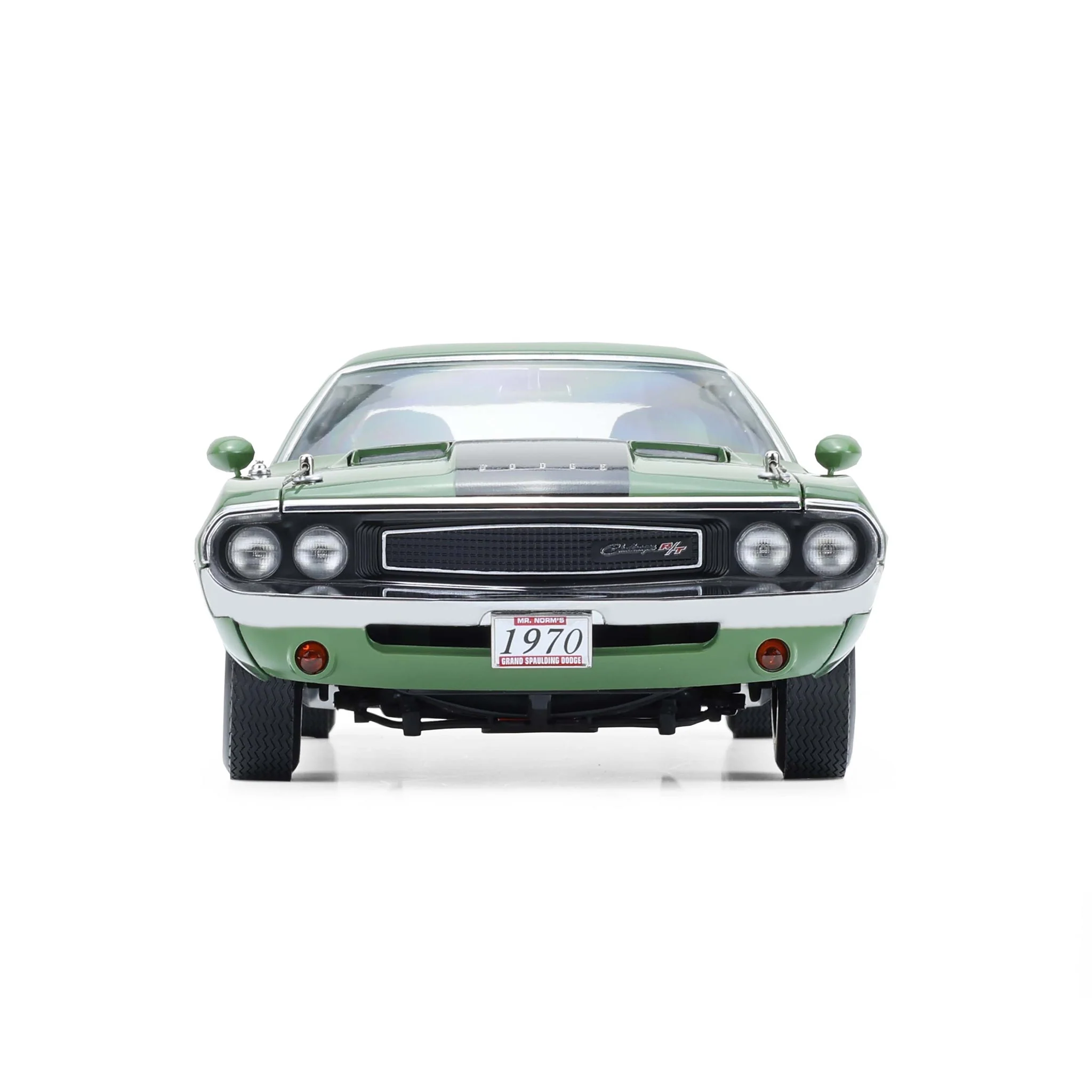 Greenlight 1970 Dodge Challenger R/T Hardtop Hemi (Mr Norm's) F8 Green 1:18 - Image 10