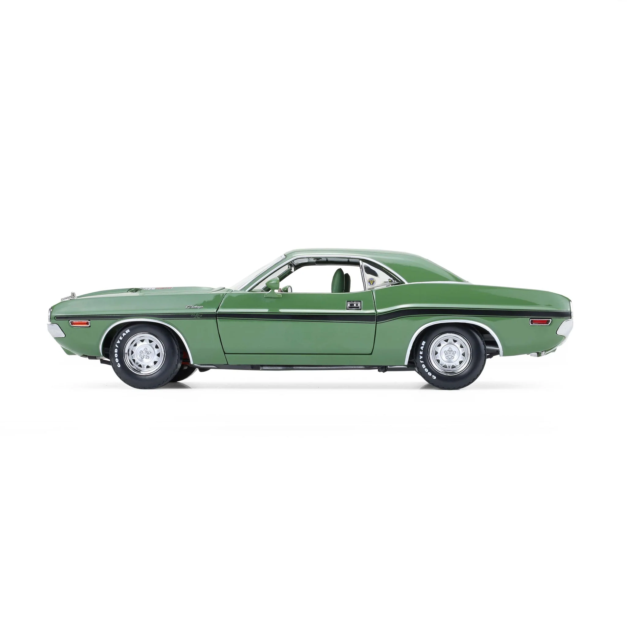 Greenlight 1970 Dodge Challenger R/T Hardtop Hemi (Mr Norm's) F8 Green 1:18 - Image 5