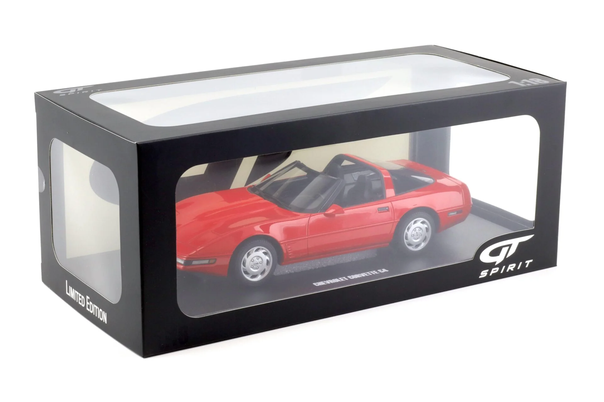 GT Spirit 1995 Chevy Corvette C4 Torch Red 1:18 - Image 4