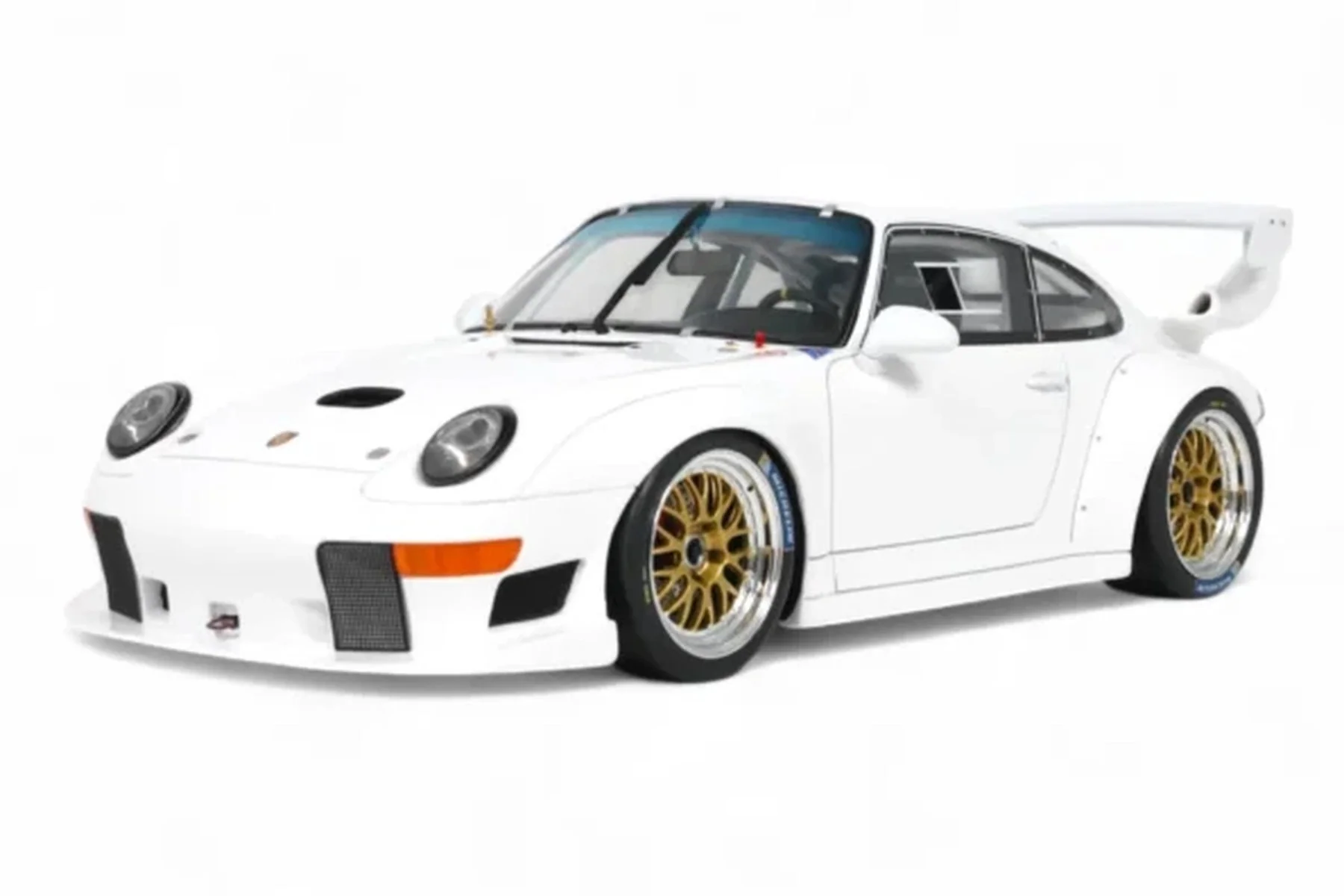 GT Spirit 1995 Porsche 911 993 GT2 Evo White 1:18 - Image 2