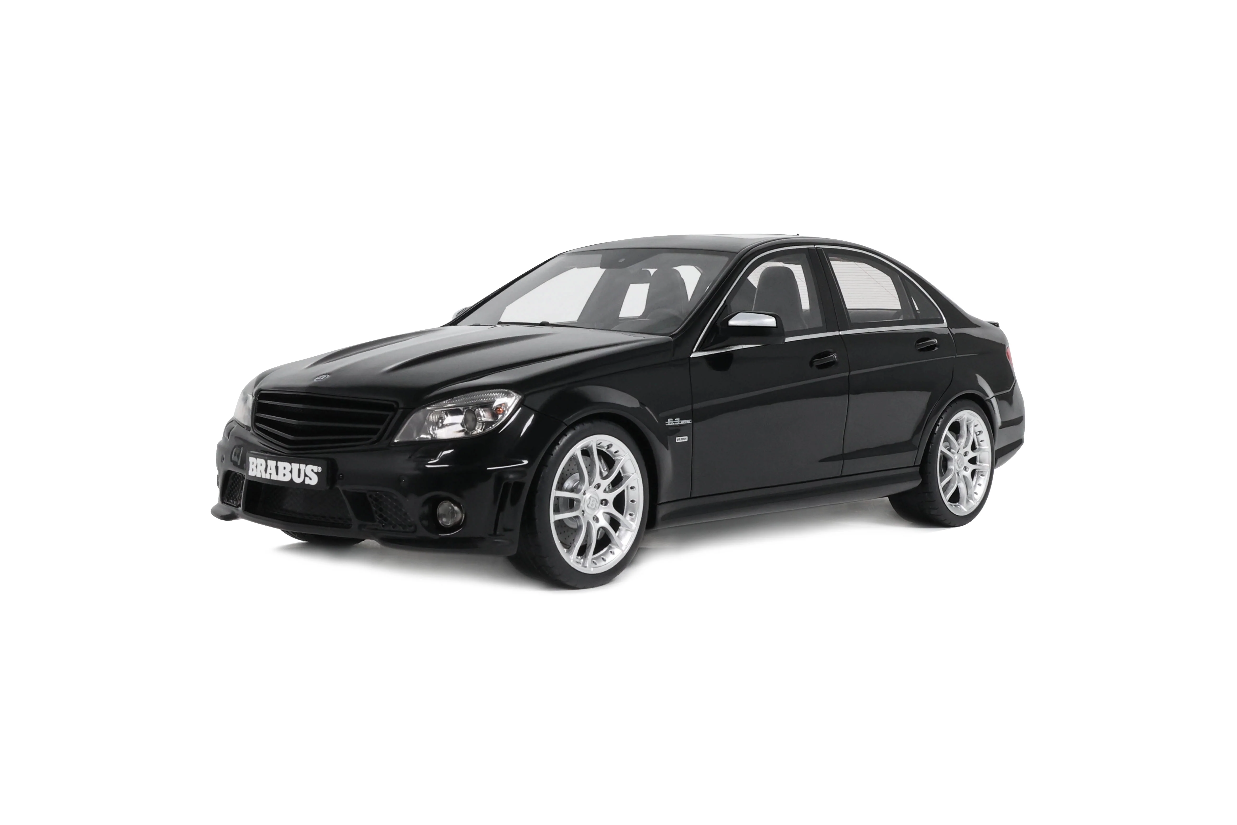 GT Spirit 2008 Mercedes Benz Brabus B63S (C63) W204 Obsidian Black 1:18