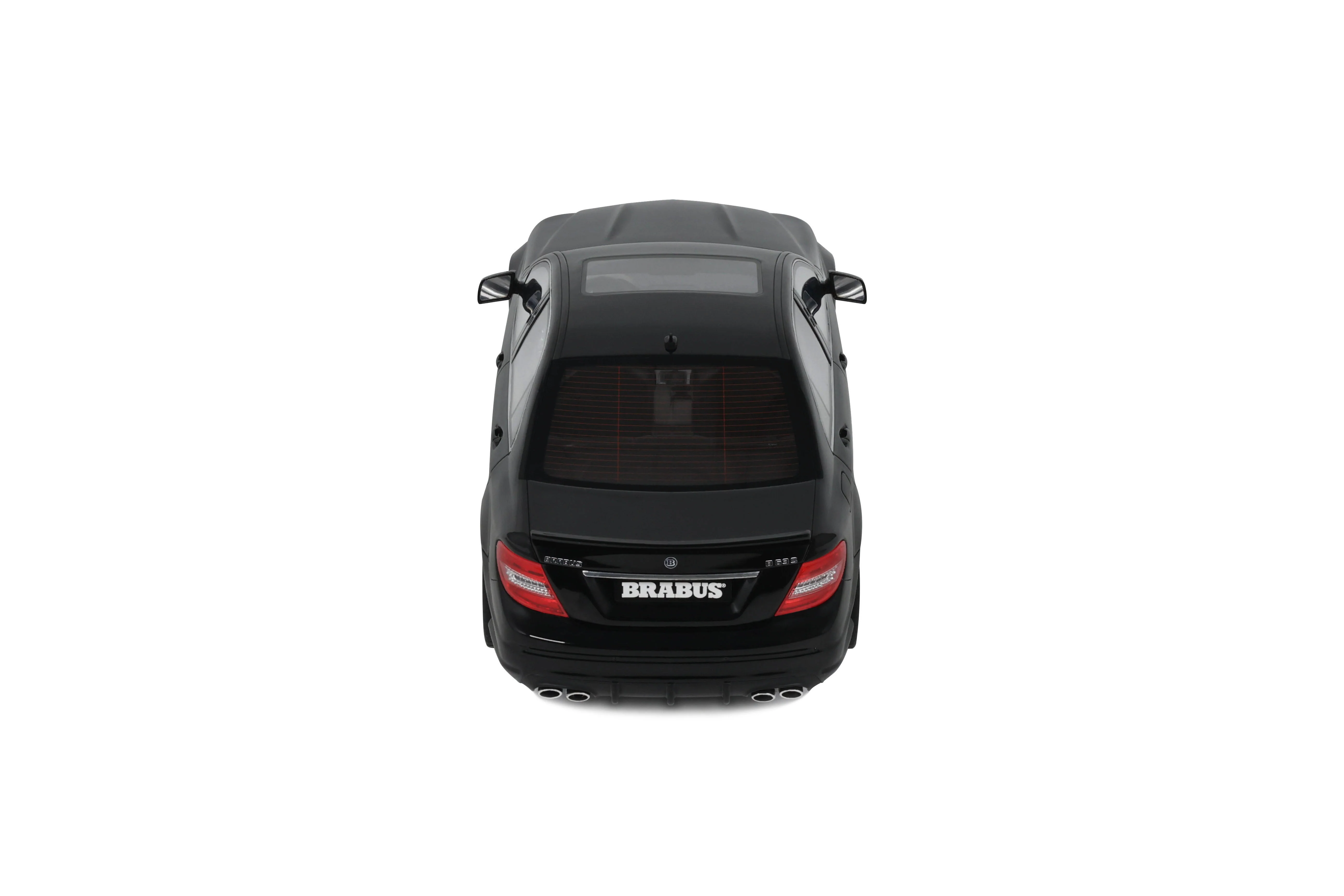 GT Spirit 2008 Mercedes Benz Brabus B63S (C63) W204 Obsidian Black 1:18 - Image 7