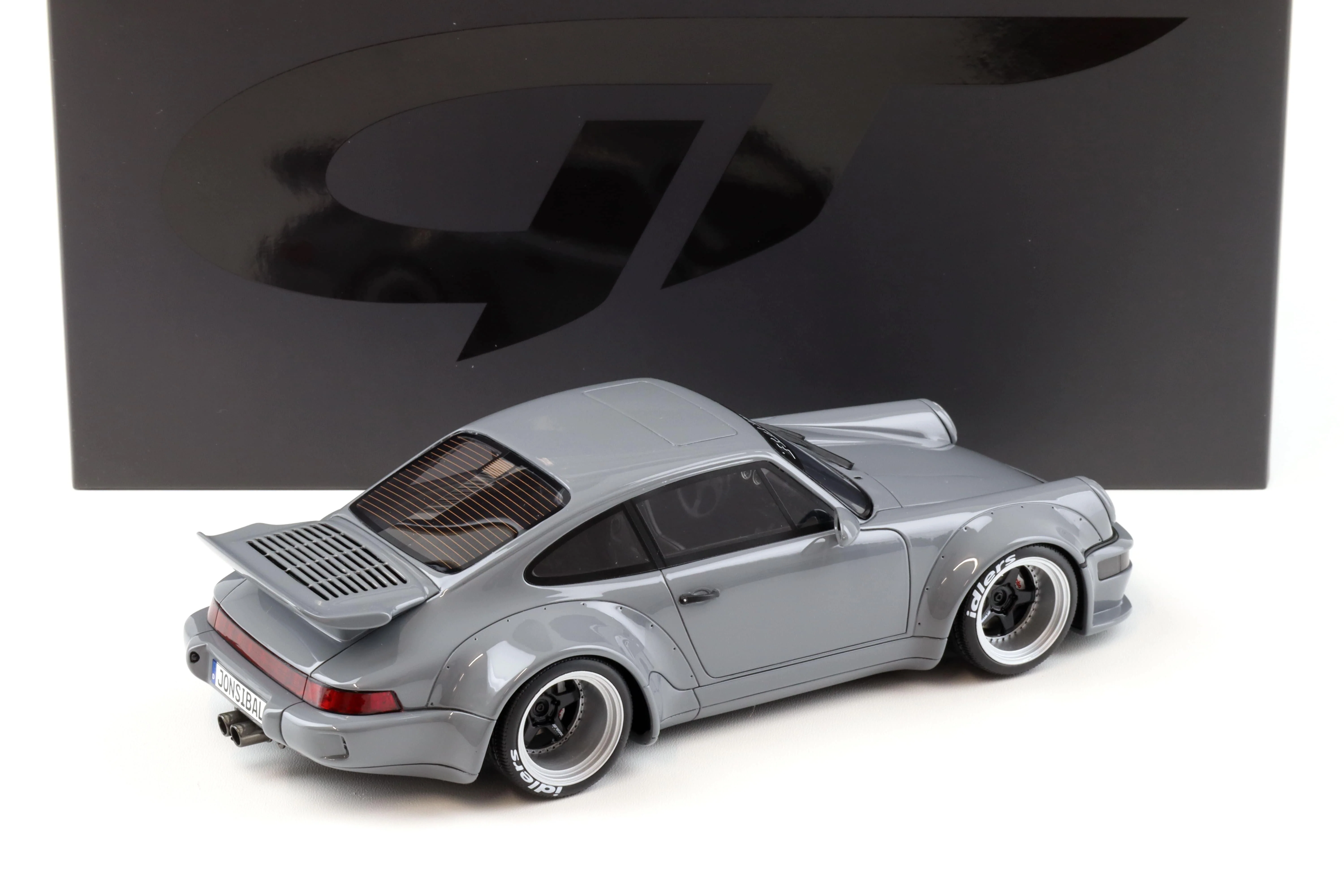 GT Spirit 2015 Porsche 911 964 RWB (Jon Sibal) Grey 1:18 Resin - Image 3