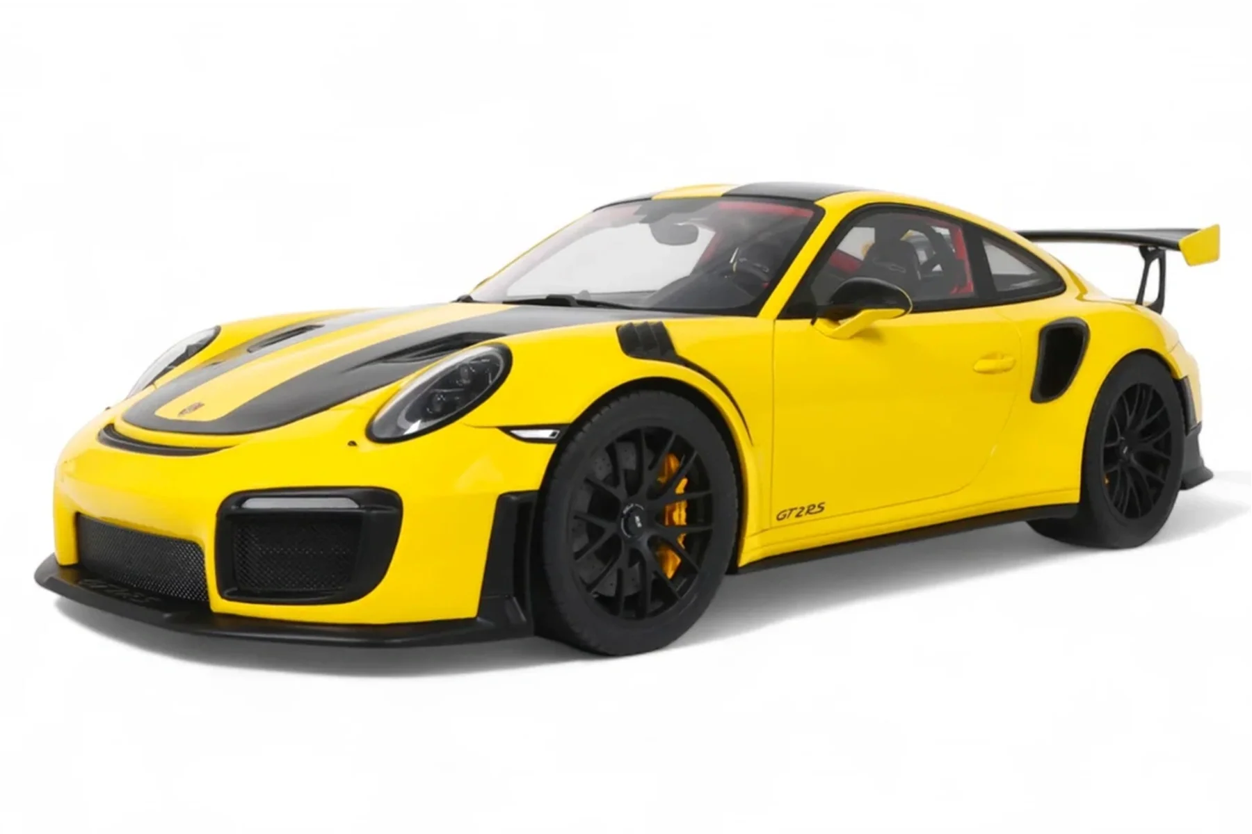 GT Spirit 2018 Porsche 911 991.2 GT2 RS Weissach Package Racing Yellow 1:12 - Image 4