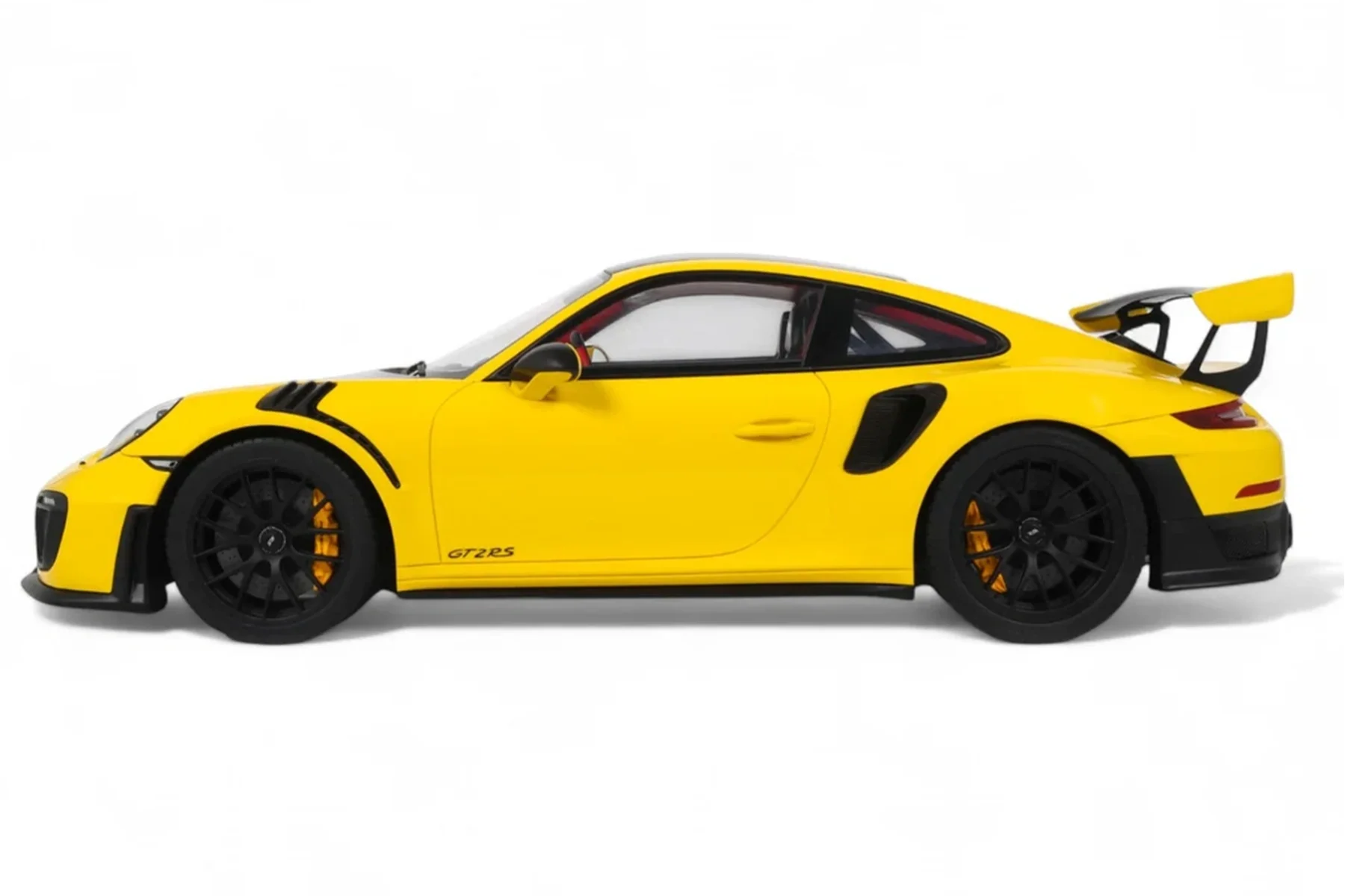 GT Spirit 2018 Porsche 911 991.2 GT2 RS Weissach Package Racing Yellow 1:12 - Image 6