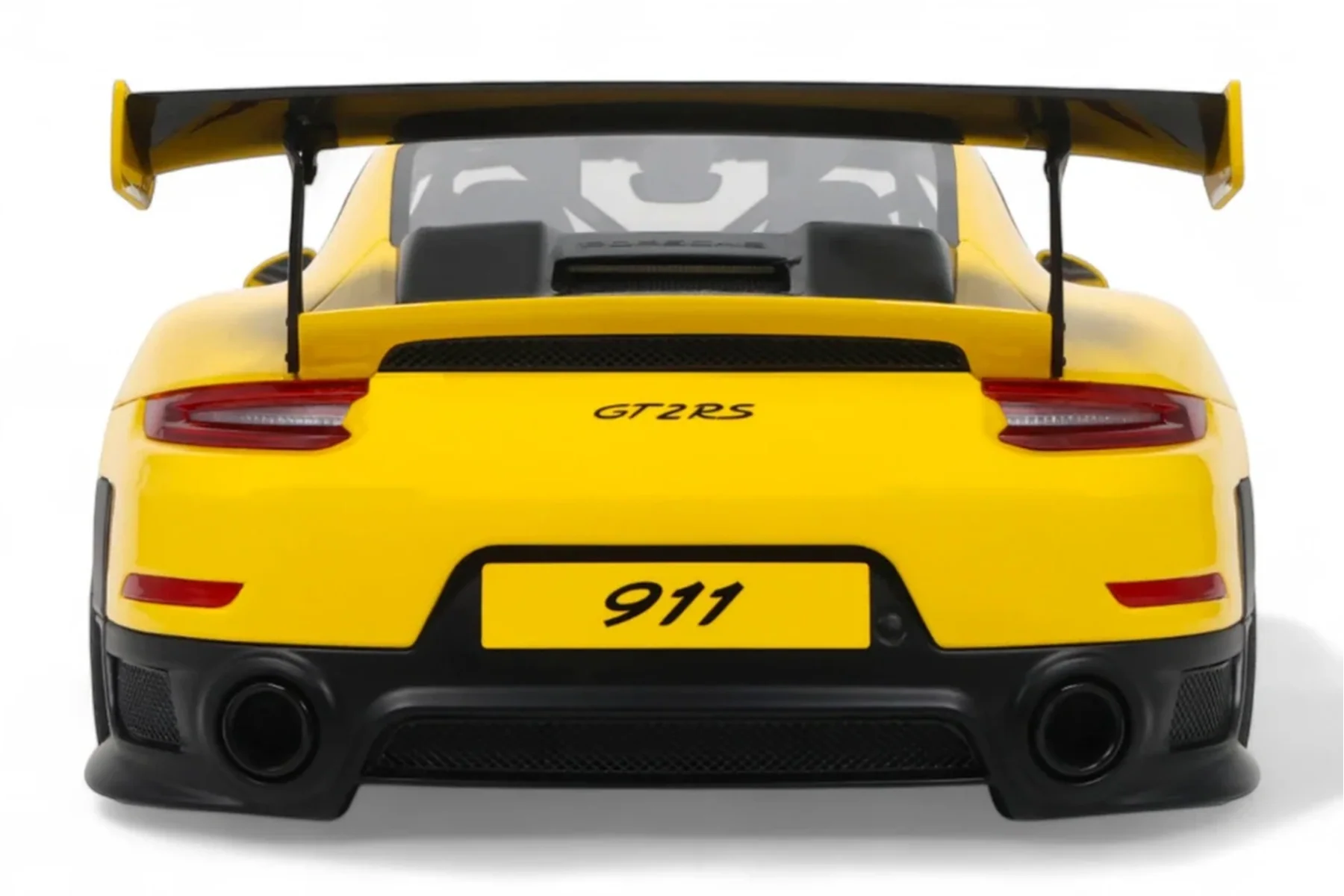 GT Spirit 2018 Porsche 911 991.2 GT2 RS Weissach Package Racing Yellow 1:12 - Image 8