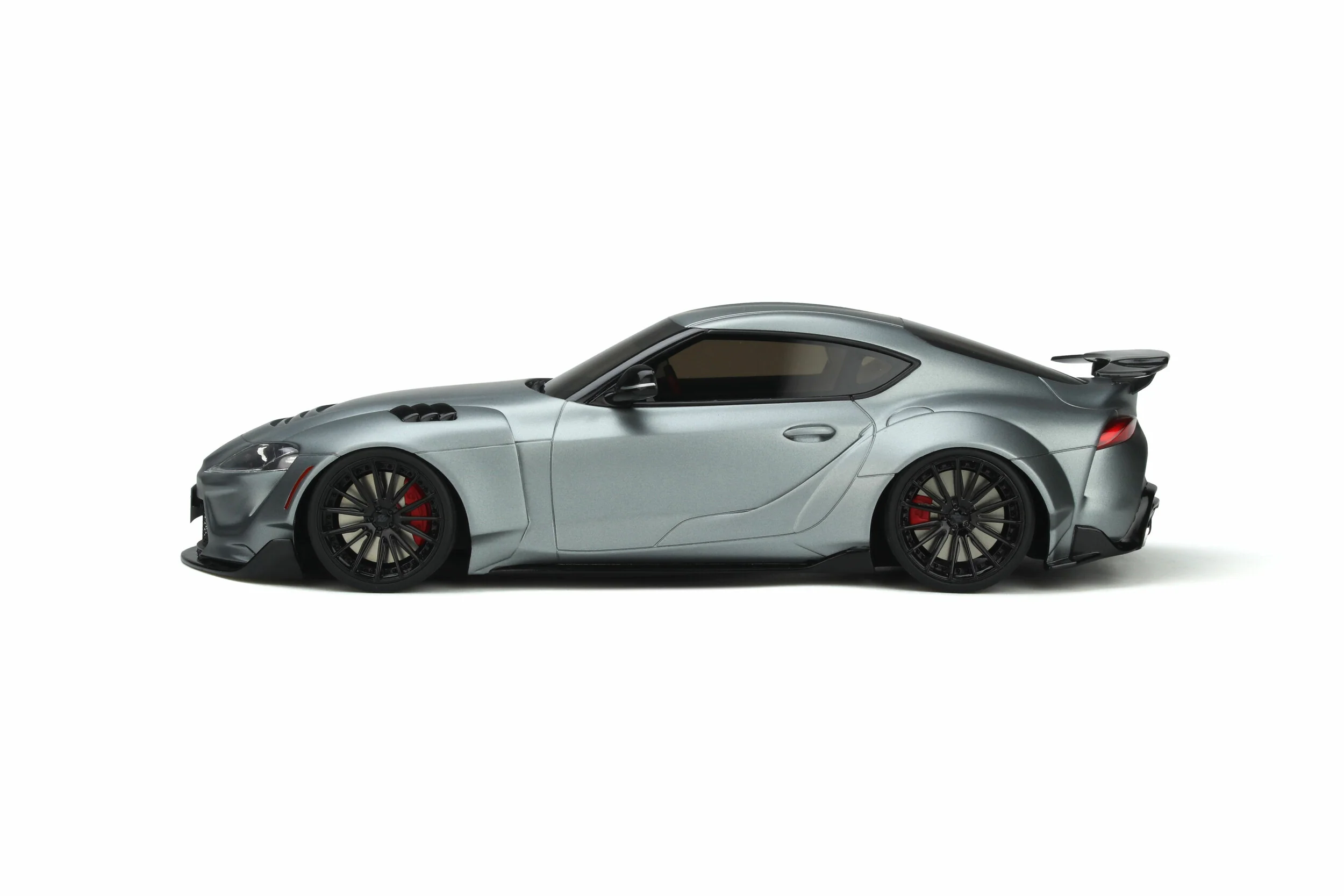 GT Spirit 2020 Toyota GR Supra A90 by Prior Design Matte Grey 1:18 - Image 3