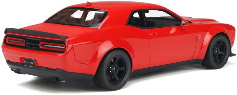 GT Spirit 2021 Dodge Challenger SRT Hellcat Super Stock Red 1:18 - Image 2