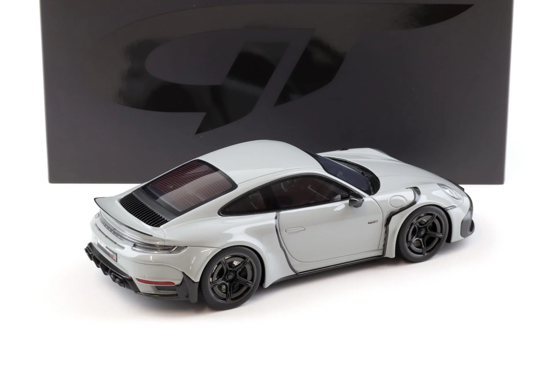 GT Spirit 2023 Brabus 900 Porsche 911 Turbo S Rocket R Nardo Grey 1:18 - Image 3