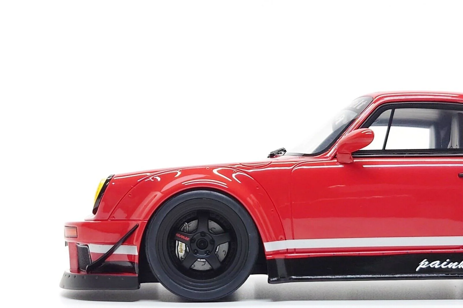 GT Spirit 2023 Porsche 911 964 RWB Painkiller Indian Red 1:18 Resin - Image 10