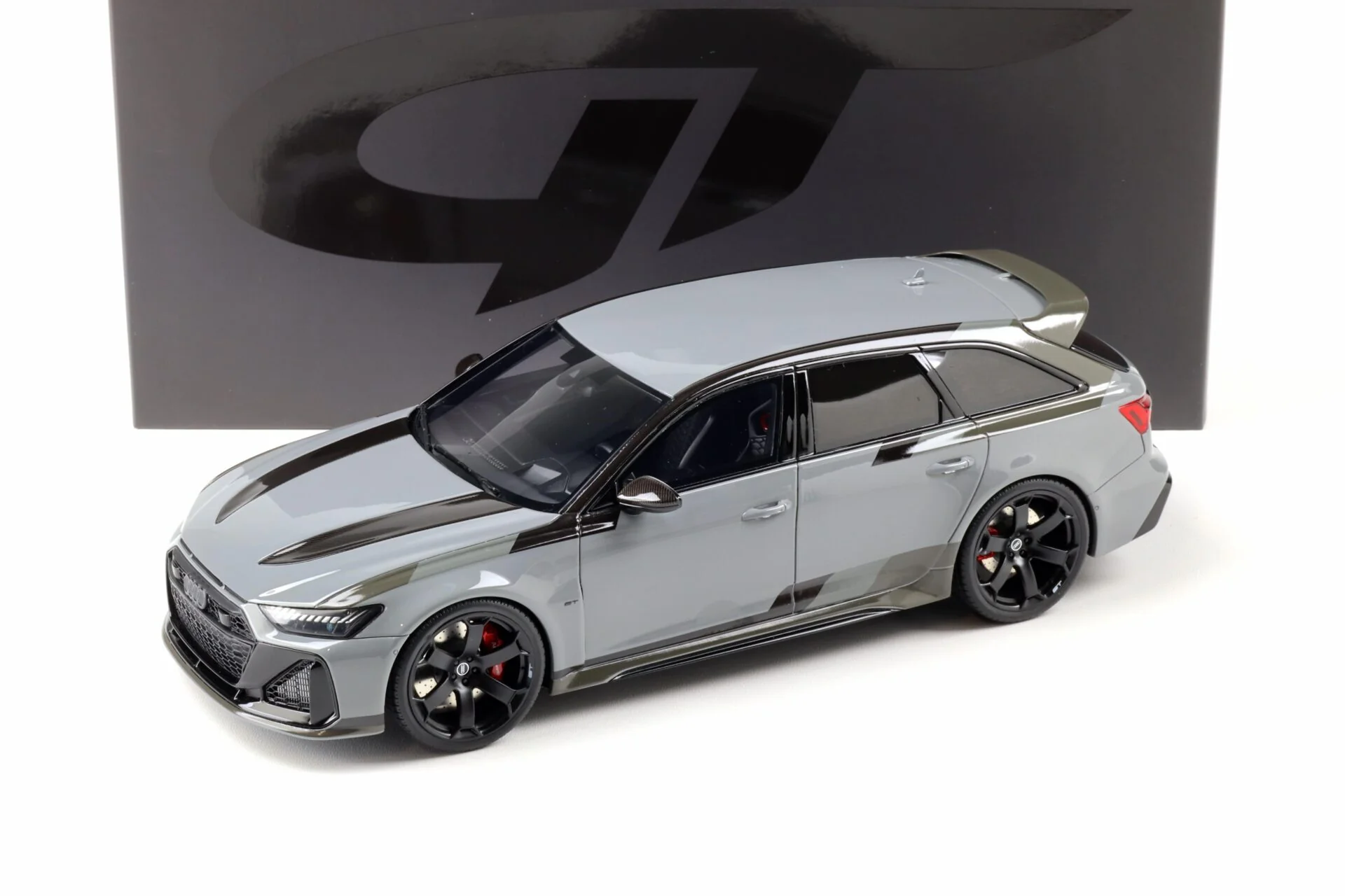 GT Spirit 2024 Audi RS6 Avant GT C8 Grey 1:18