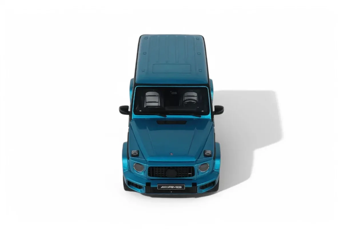 GT Spirit 2024 Mercedes Benz G63 AMG (W463) Hyper Blue Magno 1:18 - Image 12