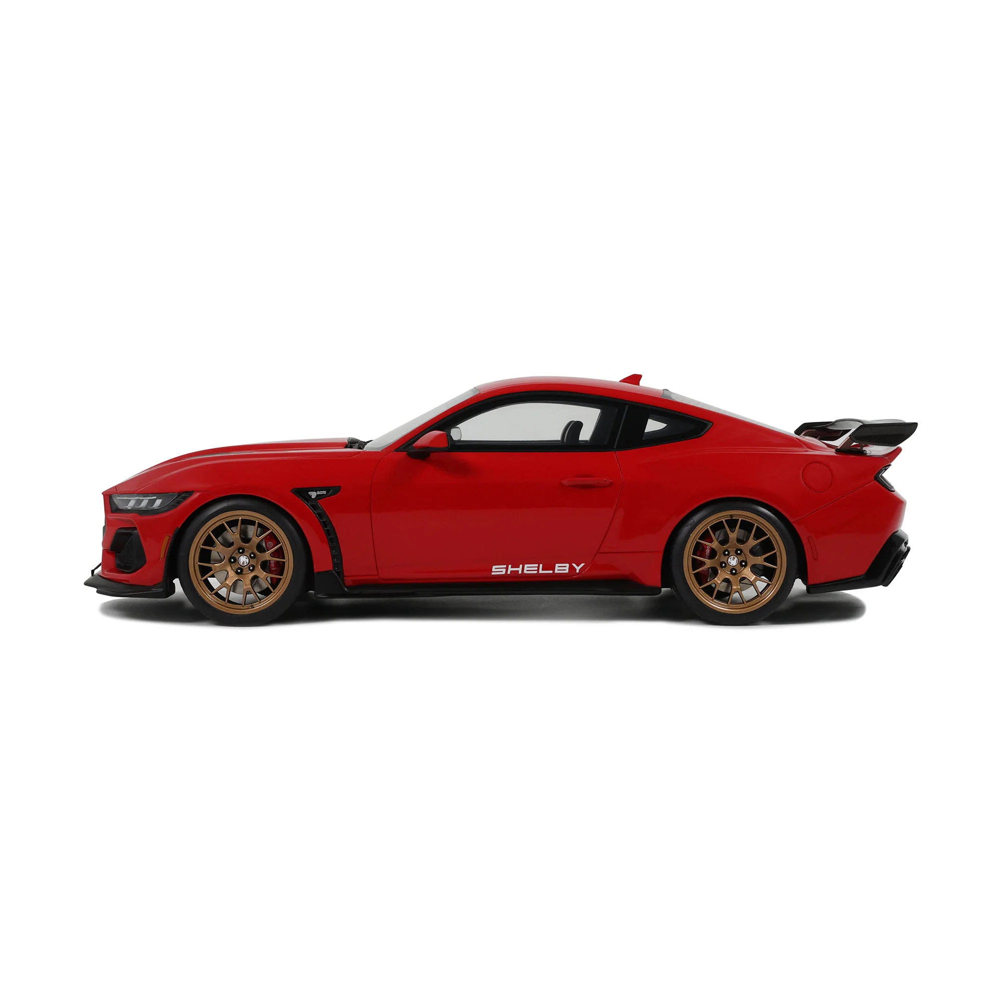 GT Spirit 2025 Ford Shelby Mustang Super Snake Race Red 1:18 - Image 7
