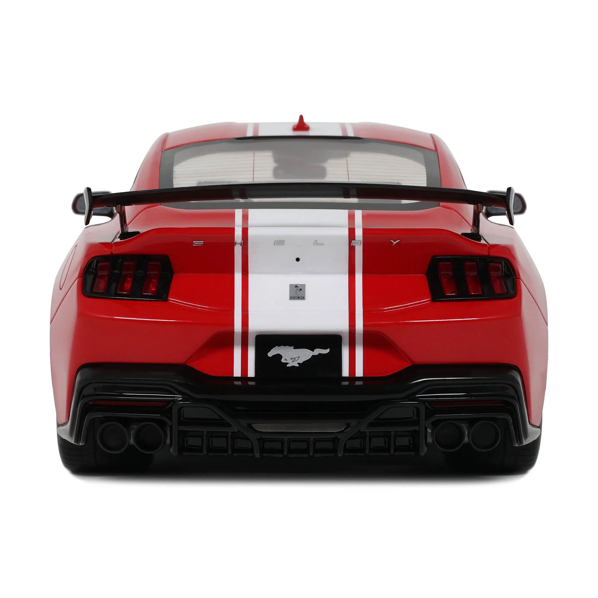 GT Spirit 2025 Ford Shelby Mustang Super Snake Race Red 1:18 - Image 9