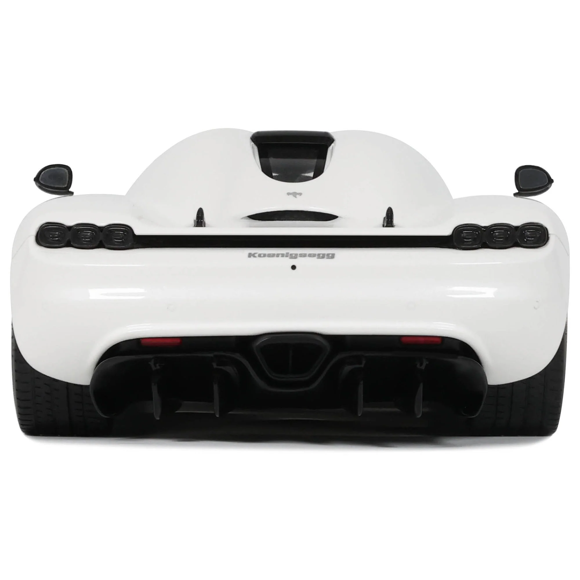 GT Spirit 2024 Koenigsegg CC850 White w/ Gold Wheels 1:18 - Image 9