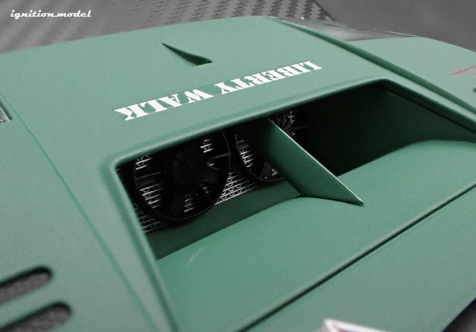 Ignition-Model 2023 Ferrari F40 LBWK LB-Works 40 #Japan Matte Green 1:18 - Image 5