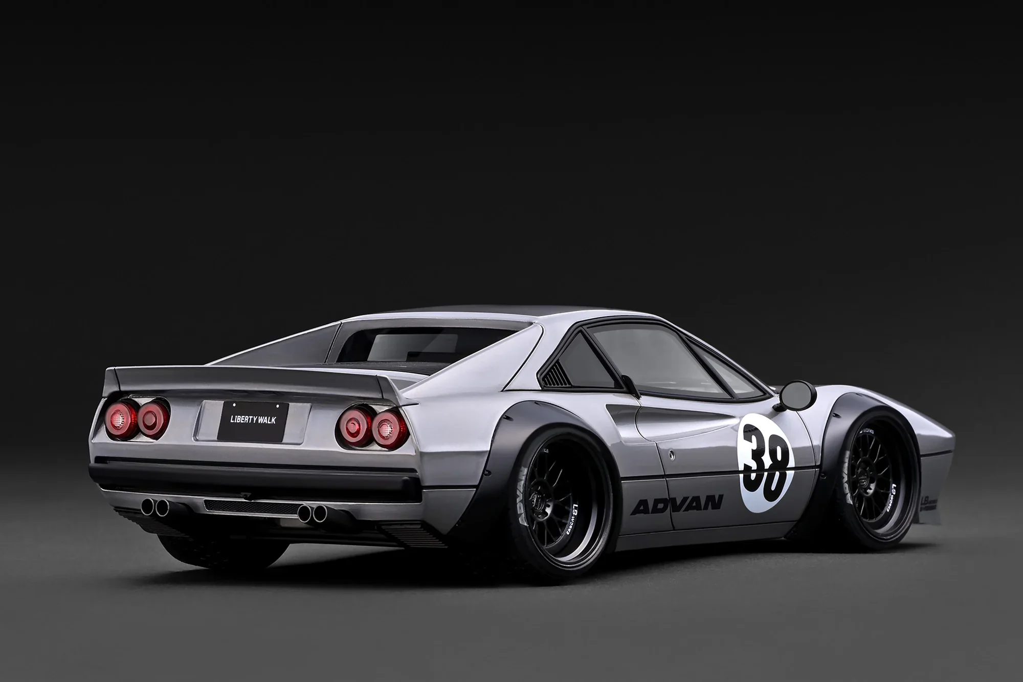 Ignition-Model Ferrari 308 LBWK LB-Works #38 Silver 1:18 - Image 2