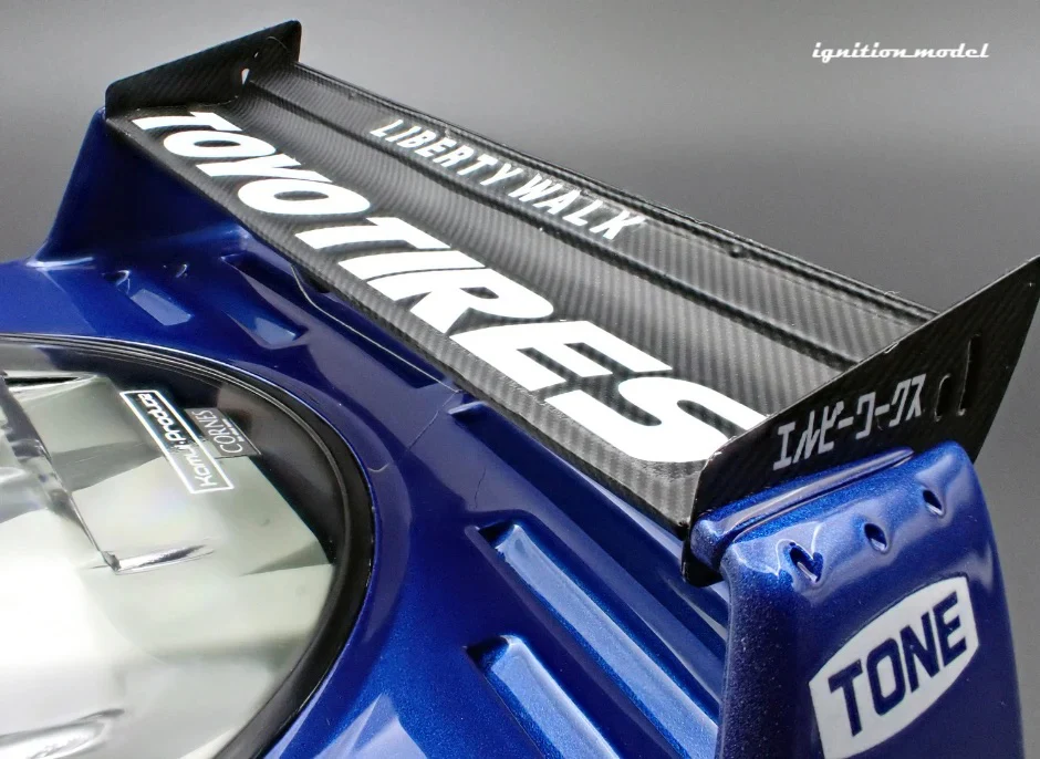 Ignition-Model Ferrari F40 LBWK LB-Works 40 Japan Blue Pilot 1:18 - Image 20