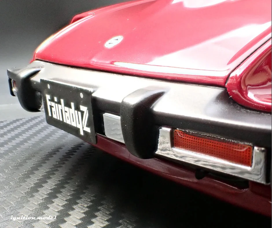 Ignition-Model Nissan Fairlady 280 Z S130 RHD Dark Red 1:18 - Image 24