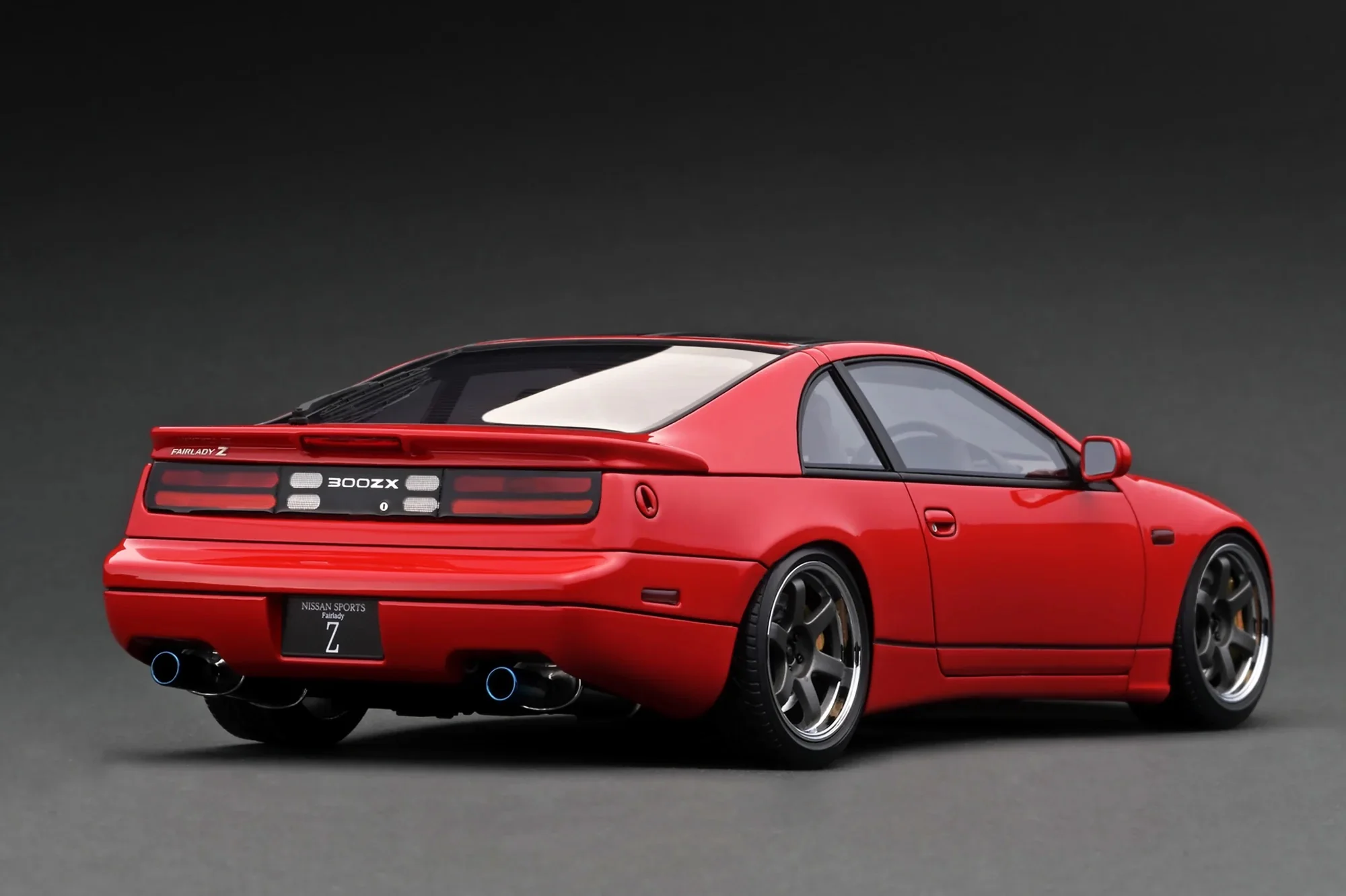 Ignition-Model Nissan Fairlady 300 ZX Z32 2by2 RHD Red 1:18 - Image 2