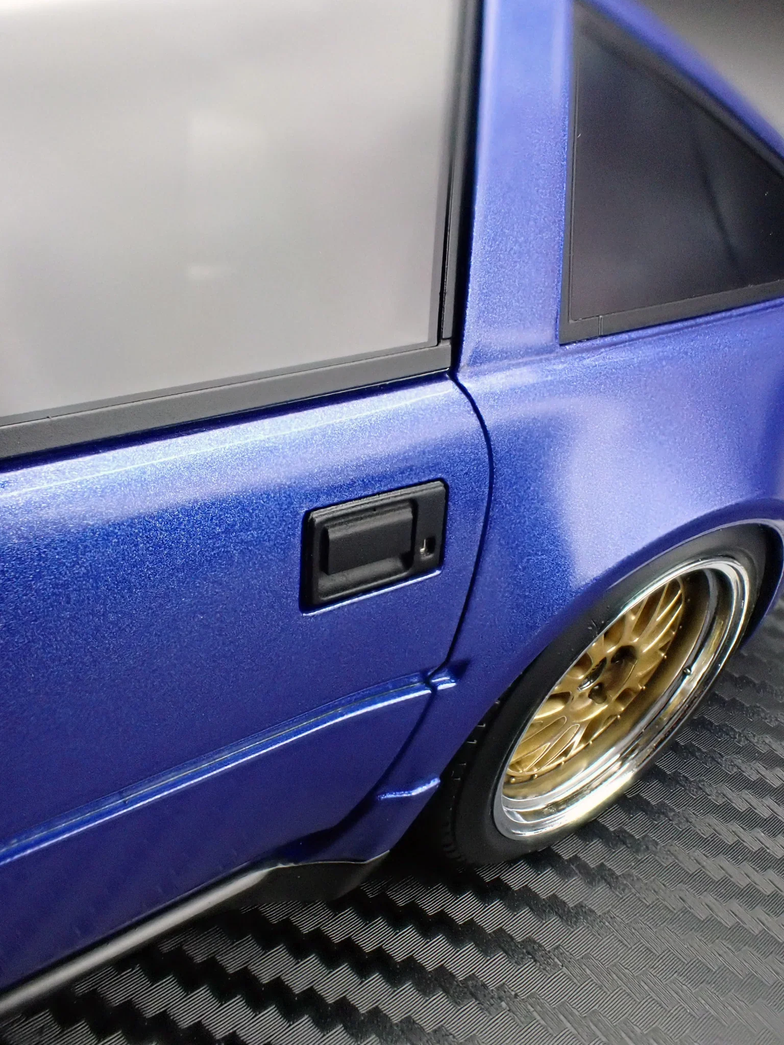 Ignition-Model Nissan Fairlady Z 300 ZR Z31 2-Seater RHD Blue Metallic 1:18 - Image 6