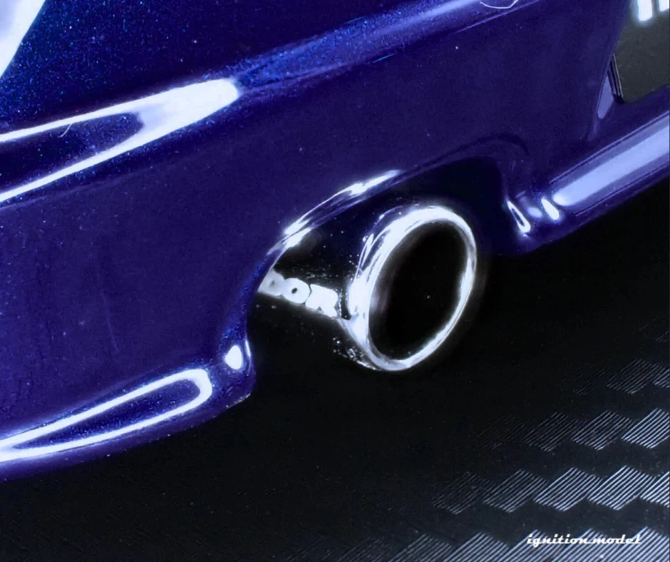 Ignition-Model Nissan Skyline GT-R 400r R33 (BCNR33) RHD Deep Marine Blue 1:18 - Image 17