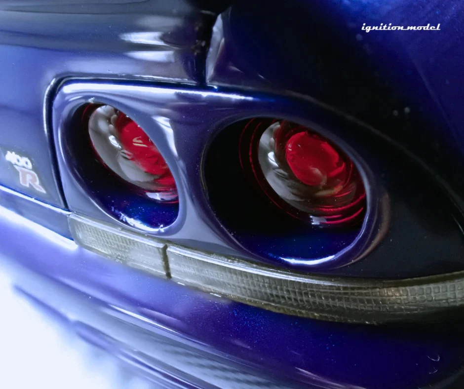 Ignition-Model Nissan Skyline GT-R 400r R33 (BCNR33) RHD Deep Marine Blue 1:18 - Image 20