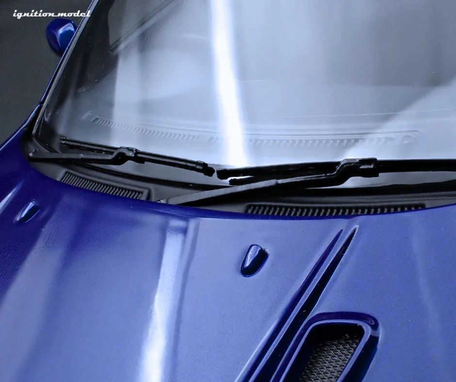 Ignition-Model Nissan Skyline GT-R 400r R33 (BCNR33) RHD Deep Marine Blue 1:18 - Image 26