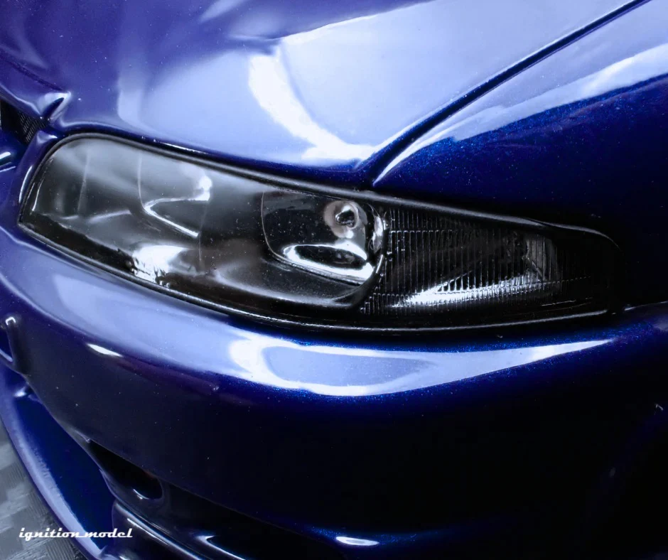 Ignition-Model Nissan Skyline GT-R 400r R33 (BCNR33) RHD Deep Marine Blue 1:18 - Image 30