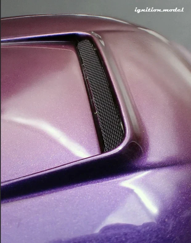 Ignition-Model Nissan Skyline GT-R 400r R33 (BCNR33) RHD Midnight Purple 1:18 - Image 23