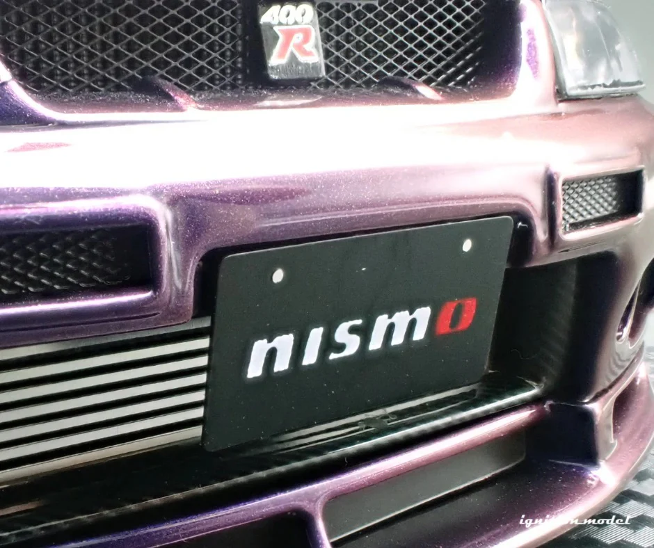 Ignition-Model Nissan Skyline GT-R 400r R33 (BCNR33) RHD Midnight Purple 1:18 - Image 25