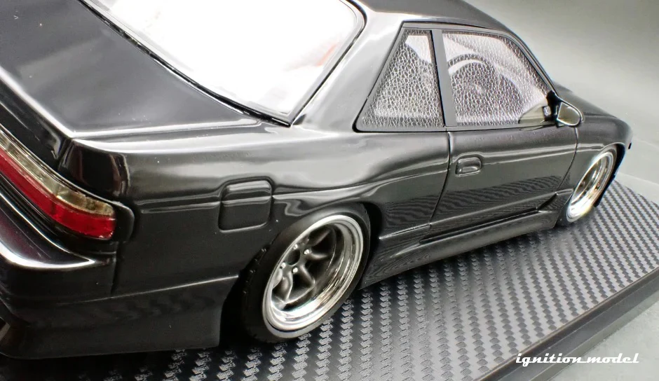 Ignition-Model Nissan Vertex S13 Silvia Black 1:18 - Image 12