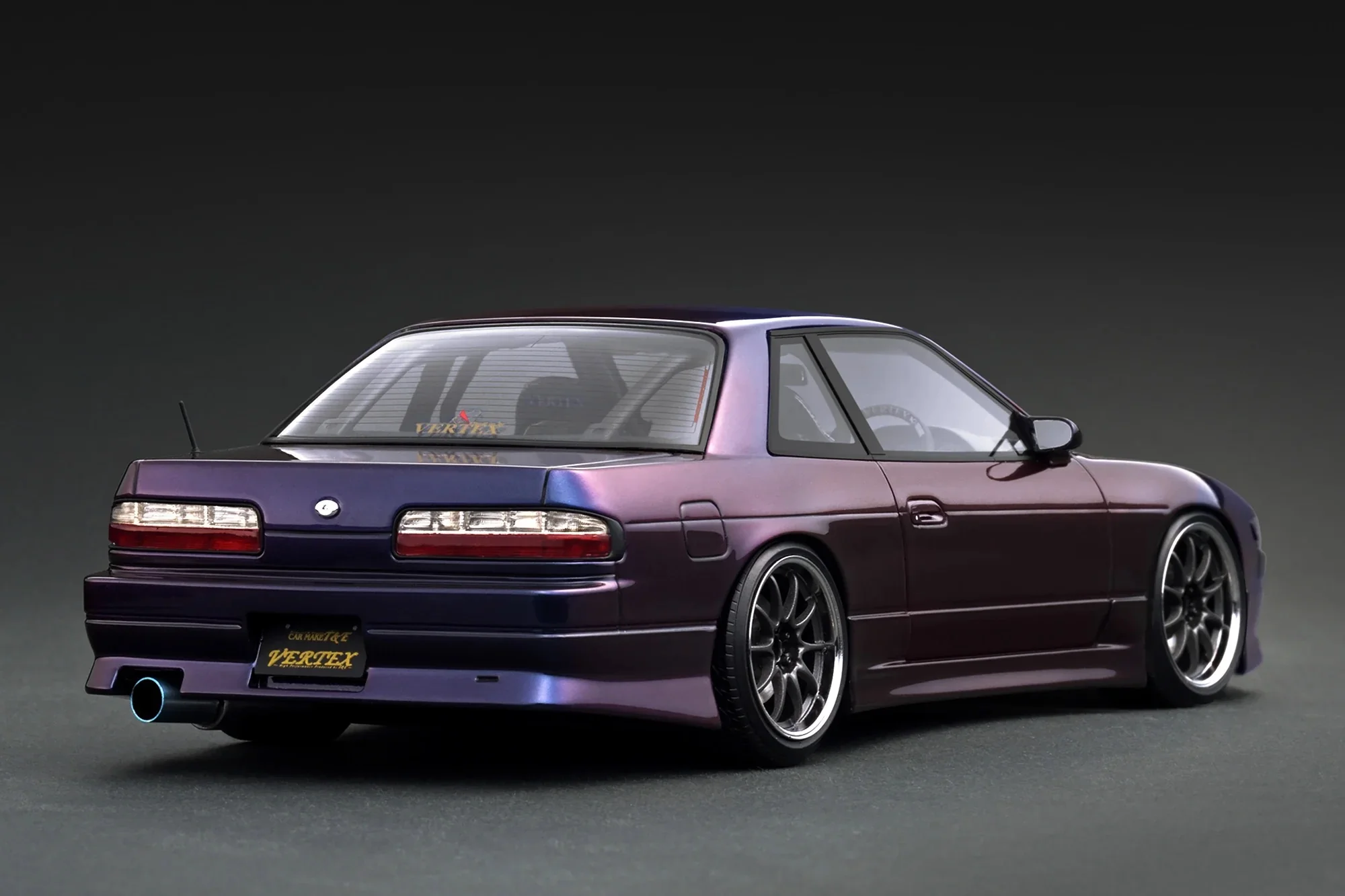 Ignition-Model Nissan Vertex S13 Silvia Purple Metallic 1:18 - Image 2