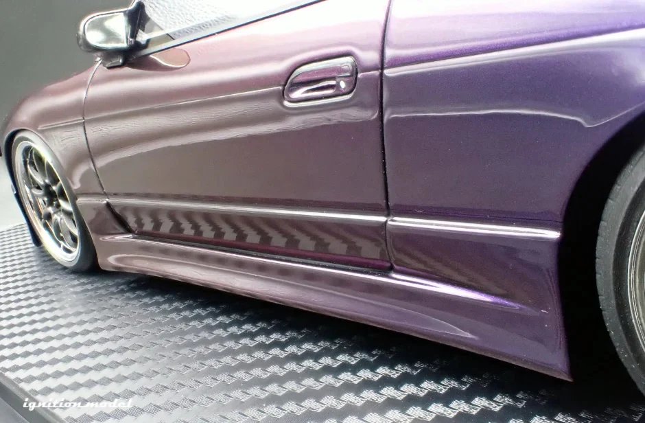 Ignition-Model Nissan Vertex S13 Silvia Purple Metallic 1:18 - Image 21
