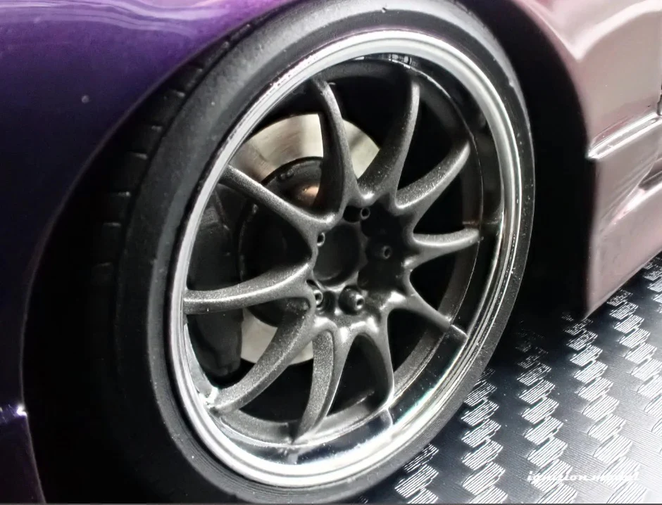 Ignition-Model Nissan Vertex S13 Silvia Purple Metallic 1:18 - Image 26