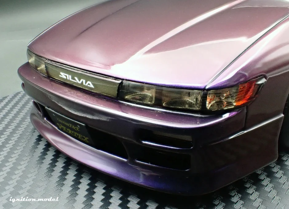Ignition-Model Nissan Vertex S13 Silvia Purple Metallic 1:18 - Image 29