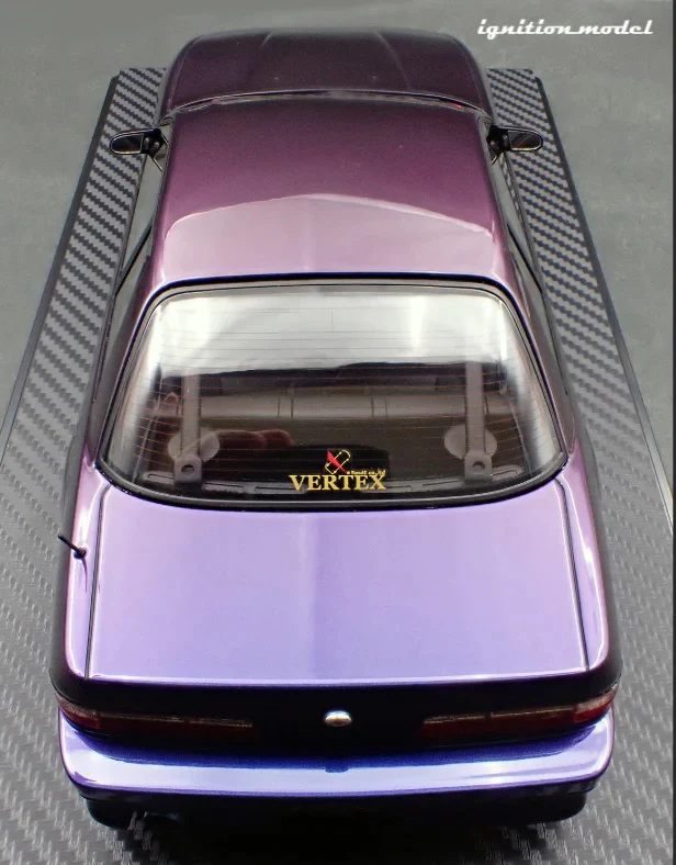 Ignition-Model Nissan Vertex S13 Silvia Purple Metallic 1:18 - Image 8