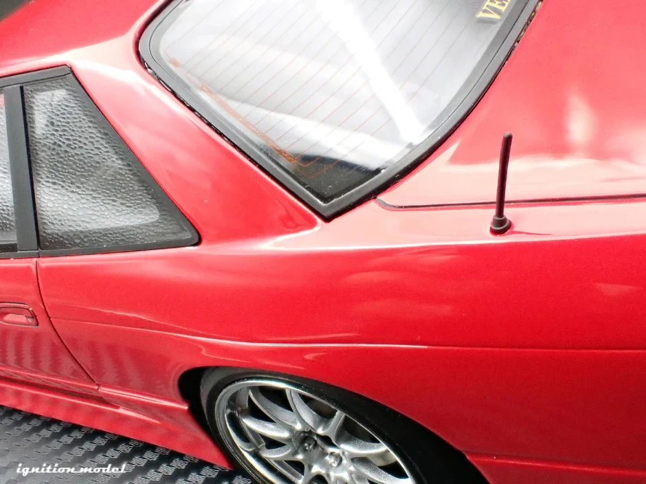 Ignition-Model Nissan Vertex S13 Silvia Red 1:18 - Image 23